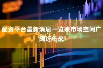 配资平台最新消息一览表　　市场空间广阔　　近年来